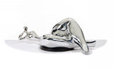 VIG Furniture SZ0228 Modern Silver Napping Lady Sculpture VGTHSZ0228-SLV