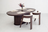 VIG Furniture Modrest Milan Modern Brown Oak Dining Table With Extension VGME-MILAN-BRN