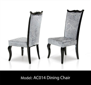 VIG Furniture A&X Centro Modern White Crocodile Dining Table VGUNAA818-265WC