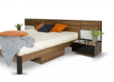 VIG Furniture California King Rondo Mid-Century Platform Bed w/ Nightstands Storage And Lights VGWCRONDO-CK