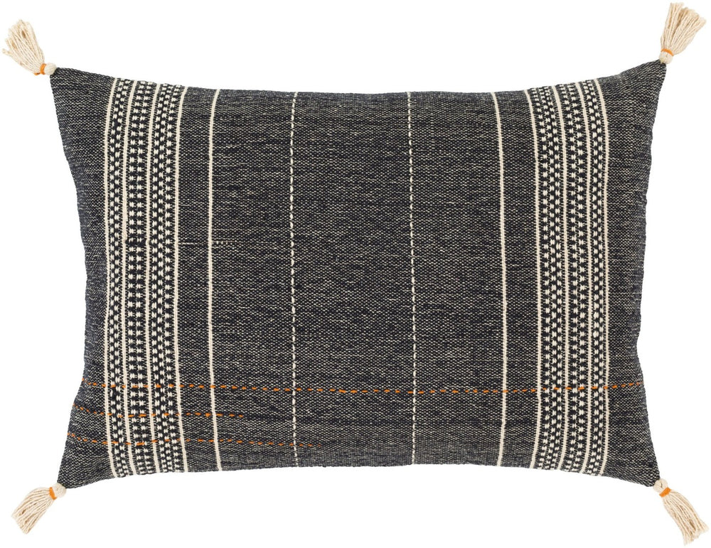 Livabliss Dashing Southwestern Woven Cotton Lumbar Pillow Boho Artisan Accent for Sofa or Bed DSG004-1624D