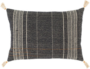 Livabliss Dashing Southwestern Woven Cotton Lumbar Pillow Boho Artisan Accent for Sofa or Bed DSG004-1624D