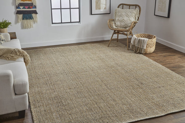 Feizy Rugs Naples Hand Woven Polyester Flatweave Rug - Soft, Durable, And Fade Resistant For Effortless Style Brown Polyester Nap0751fbrn000p00