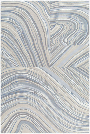 Surya Dreamscape Hand Tufted 2' X 3' Luxurious Viscose & Wool Rug - Exquisite Artisan Craftsmanship! Beige Wool,Viscose Dsp2302-23