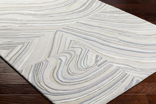 Surya Dreamscape Hand Tufted 2' X 3' Luxurious Viscose & Wool Rug - Exquisite Artisan Craftsmanship! Beige Wool,Viscose Dsp2303-23