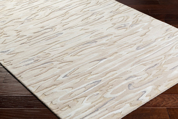 Surya Dreamscape Hand Tufted 2' X 3' Luxurious Viscose & Wool Rug - Exquisite Artisan Craftsmanship! Beige Wool,Viscose Dsp2305-23