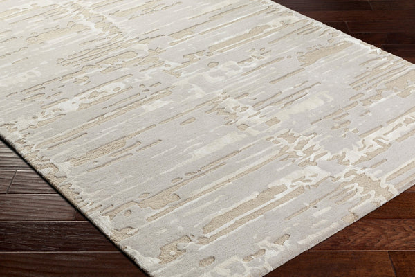 Surya Dreamscape Hand Tufted 2' X 3' Luxurious Viscose & Wool Rug - Exquisite Artisan Craftsmanship! Beige Wool,Viscose Dsp2307-23