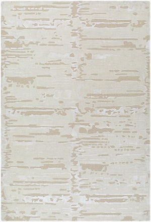 Surya Dreamscape Hand Tufted 2' X 3' Luxurious Viscose & Wool Rug - Exquisite Artisan Craftsmanship! Beige Wool,Viscose Dsp2308-23