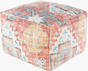 Livabliss Devonshire Handcrafted Woven Cotton Pouf Footrest for Bohemian Living Room Decor DSPF002-202014