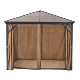 Christopher Knight Home® - Noble House - Aruba Aluminum 10 X 10 Ft. Gazebo