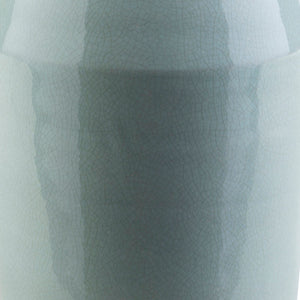 Surya Adessi Elegant Ceramic Decorative Vase - 17"H, 6"W - Perfect For Blooms & Stylish Home Decor Aqua Ceramic Dss610-s