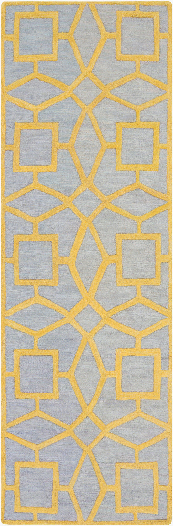 Surya Dream 8' X 8' Handmade Low Pile Rug - Modern Hand Tufted Nz Wool Decor For Effortless Elegance Pale Blue Nz Wool Dst1173-268