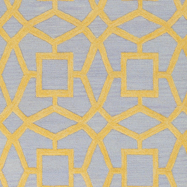 Surya Dream 8' X 8' Handmade Low Pile Rug - Modern Hand Tufted Nz Wool Decor For Effortless Elegance Pale Blue Nz Wool Dst1173-268