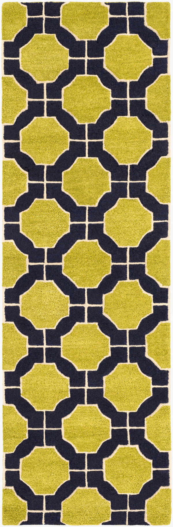 Surya Dream 8' X 8' Handmade Low Pile Rug - Modern Hand Tufted Nz Wool Decor For Effortless Elegance Light Olive Nz Wool Dst1187-268