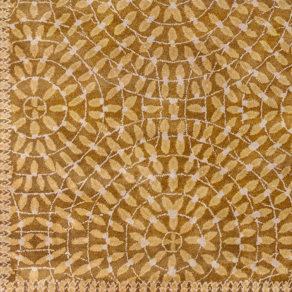 Surya Dream 8' X 8' Handmade Low Pile Rug - Modern Hand Tufted Nz Wool Decor For Effortless Elegance Brown Nz Wool Dst342-913