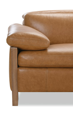 Hooker Furniture Jericho Power Reclining Sectional Top-grain Leather Sleigh Frame Living Room SS461-5PC3-087