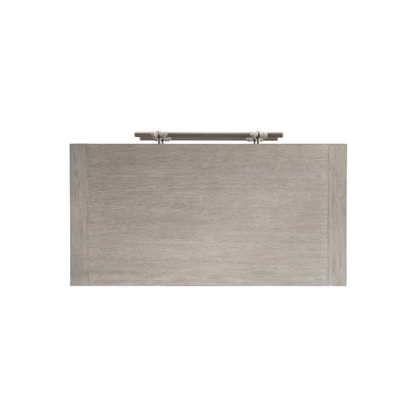 Bernhardt Bernhardt Alta Nightstand With Bluff Quartered Oak, Leather-Wrapped Pulls, Usb Charging, Soft-Close Drawers 321232