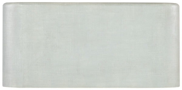 Hooker Furniture Melange Julip Accent Chest With Linen-Wrapped Finish, Acrylic Legs & Chrome Jewelry Pulls, 3 Self-Closing Drawers Greens 628-50205-35