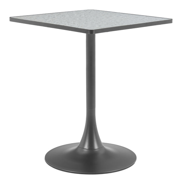 Zuo Modern Spot Bistro Table – Modern Elegance For Your Home Decor, Chic Mdf And Steel Design For Versatile Use Gray Mdf,Steel 110409-zuo-modern