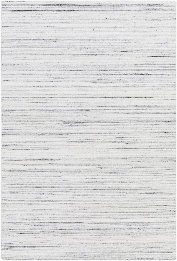 Surya Daisy Handmade 2' X 3' Rug - Modern Minimalist Design, Durable Polyester, Perfect For High Traffic Areas Charcoal Recycled Pet Yarn Dsy2300-23