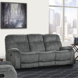 Parker House Parker Living Cooper - Shadow Grey Triple Reclining Sofa Shadow Grey 100% Polyester (S) MCOO#833-SGR