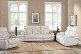 Parker House Parker Living Royce - Fantom Ivory Power Recliner Fantom Ivory 88% Polyester / 12% PU (W) MROY#812PH-FNI