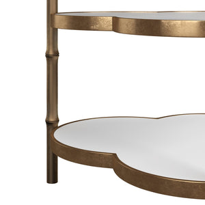 A.R.T. Furniture Eave II Accent Table – Sculptural Three-Tier Design with Reflective Surfaces for Modern Interiors 436368-1227