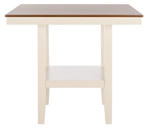 Safavieh Yuri Square Counter Table White/Natural DTB9211A