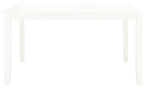 Safavieh Silio Rectangle Dining Table White DTB9213B