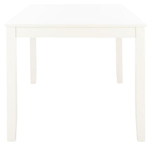 Safavieh Silio Rectangle Dining Table White DTB9213B