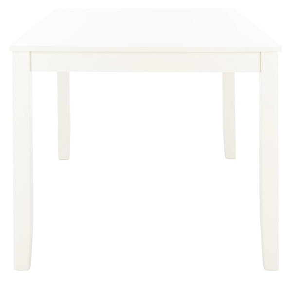 Safavieh Silio Rectangle Dining Table White DTB9213B