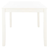 Safavieh Silio Rectangle Dining Table White DTB9213B