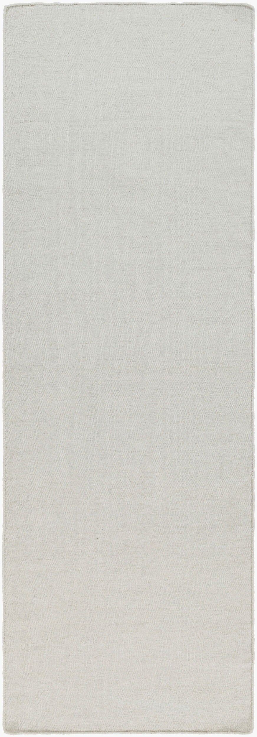 Surya Dutchess Dtc-8000 2'6" X 8' Handmade Wool Rug - Modern Durable Design With Metallic Thread Charm Light Gray Wool,Metallic Thread Dtc8001-268