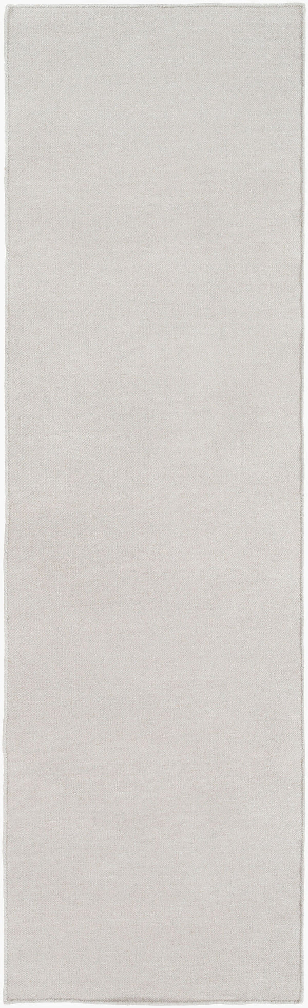 Surya Dutchess Dtc-8000 2'6" X 8' Handmade Wool Rug - Modern Durable Design With Metallic Thread Charm Light Gray Wool,Metallic Thread Dtc8005-268