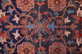 Feizy Rugs Rawlins Polyester Machine Made Vintage Rug Red/Orange/Blue 7'-10" x 9'-10"