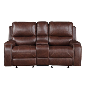 Steve Silver Keily Brown Manual Console Loveseat KE800CL