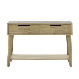 English Elm Steve Silver - Calgary - Sintered Stone Sofa Table - Brown