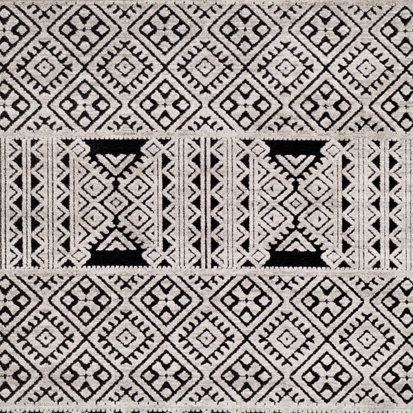 Livabliss Dantel Global Geometric Machine Woven Polyester Rug Low Pile Entryway Accent DTL2304-2211