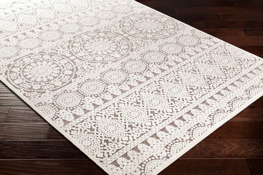 Livabliss Dantel Traditional Turkish Machine Woven Rug Low Pile Entryway Accent in Poly Blend DTL2317-2211