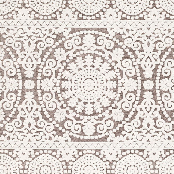 Livabliss Dantel Traditional Turkish Machine Woven Rug Low Pile Entryway Accent in Poly Blend DTL2317-2211