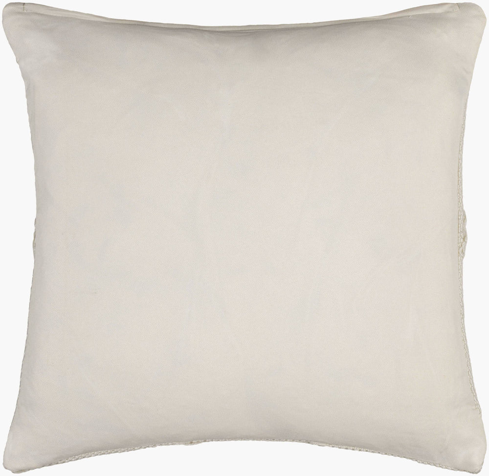 Surya Dortmund Modern 18"L X 18"W Accent Pillow - Stylish Polyester Design For Chic Home Decor Enhancements Ivory Polyester,Polyester Dtm001-1818p