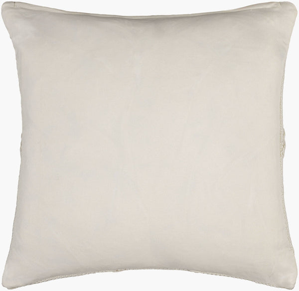 Surya Dortmund Modern 18"L X 18"W Accent Pillow - Stylish Polyester Design For Chic Home Decor Enhancements Ivory Polyester,Polyester Dtm001-1818p