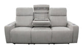 Parker House Parker Living Orpheus - Bisque Power Reclining Sofa with Drop Down Console Bisque 100% Polyester (W) MORP#832PH-BIS