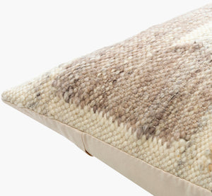 Surya Deccan Traps Accent Pillow - Luxurious 18"L X 18"W Cotton-wool Blend For Elegant Home Decor Upgrade Ivory Wool,Cotton,Cotton Dtp001-1818