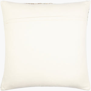Surya Deccan Traps Accent Pillow - Luxurious 18"L X 18"W Cotton-wool Blend For Elegant Home Decor Upgrade Ivory Wool,Cotton,Cotton Dtp002-1818