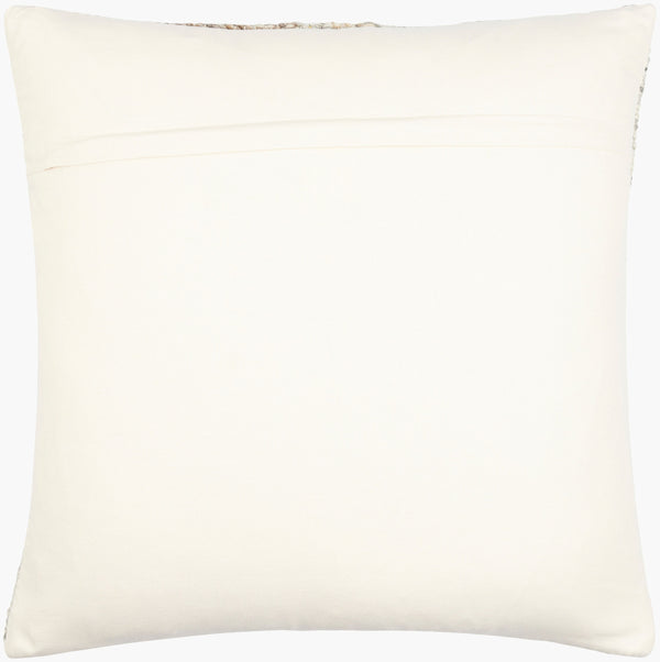 Surya Deccan Traps Accent Pillow - Luxurious 18"L X 18"W Cotton-wool Blend For Elegant Home Decor Upgrade Ivory Wool,Cotton,Cotton Dtp002-1818