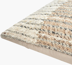 Surya Deccan Traps Accent Pillow - Luxurious 18"L X 18"W Cotton-wool Blend For Elegant Home Decor Upgrade Ivory Wool,Cotton,Cotton Dtp004-1818p