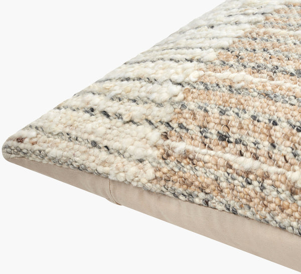 Surya Deccan Traps Accent Pillow - Luxurious 18"L X 18"W Cotton-wool Blend For Elegant Home Decor Upgrade Ivory Wool,Cotton,Cotton Dtp004-1818p