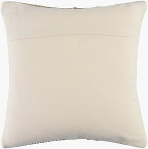 Surya Deccan Traps Accent Pillow - Luxurious 18"L X 18"W Cotton-wool Blend For Elegant Home Decor Upgrade Beige Wool,Cotton,Cotton Dtp005-1818p