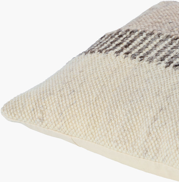 Surya Deccan Traps Accent Pillow - Luxurious 18"L X 18"W Cotton-wool Blend For Elegant Home Decor Upgrade Beige Wool,Cotton,Cotton Dtp005-1818p